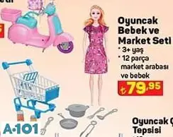 OYUNCAK BEBEK VE MARKET SETİ OYUNCAK BEBEK VE MARKET SETİ